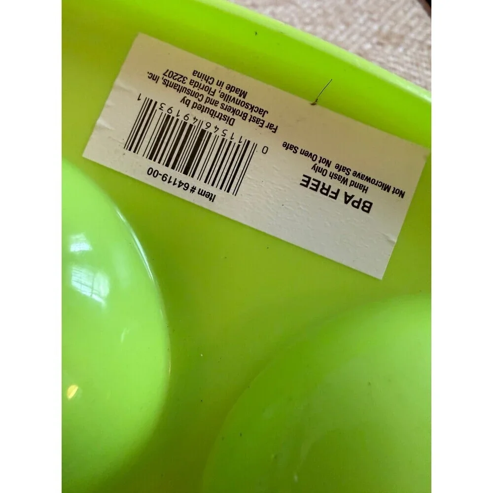 Set of 2 Green Deviled Egg Trays